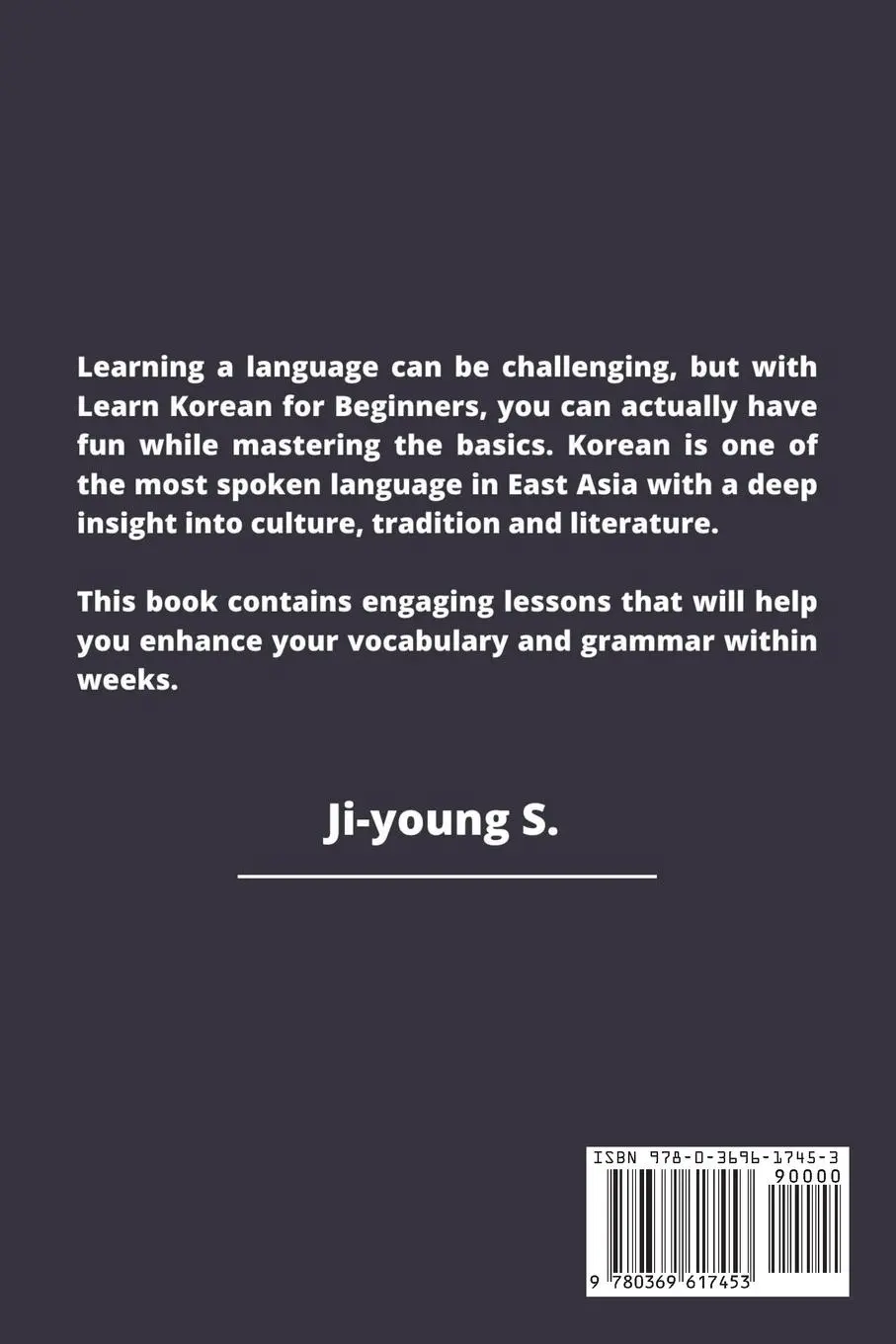 Rückseite: 9780369617453 | Learn Korean for Beginners - Basic Korean Simplified for You | S.