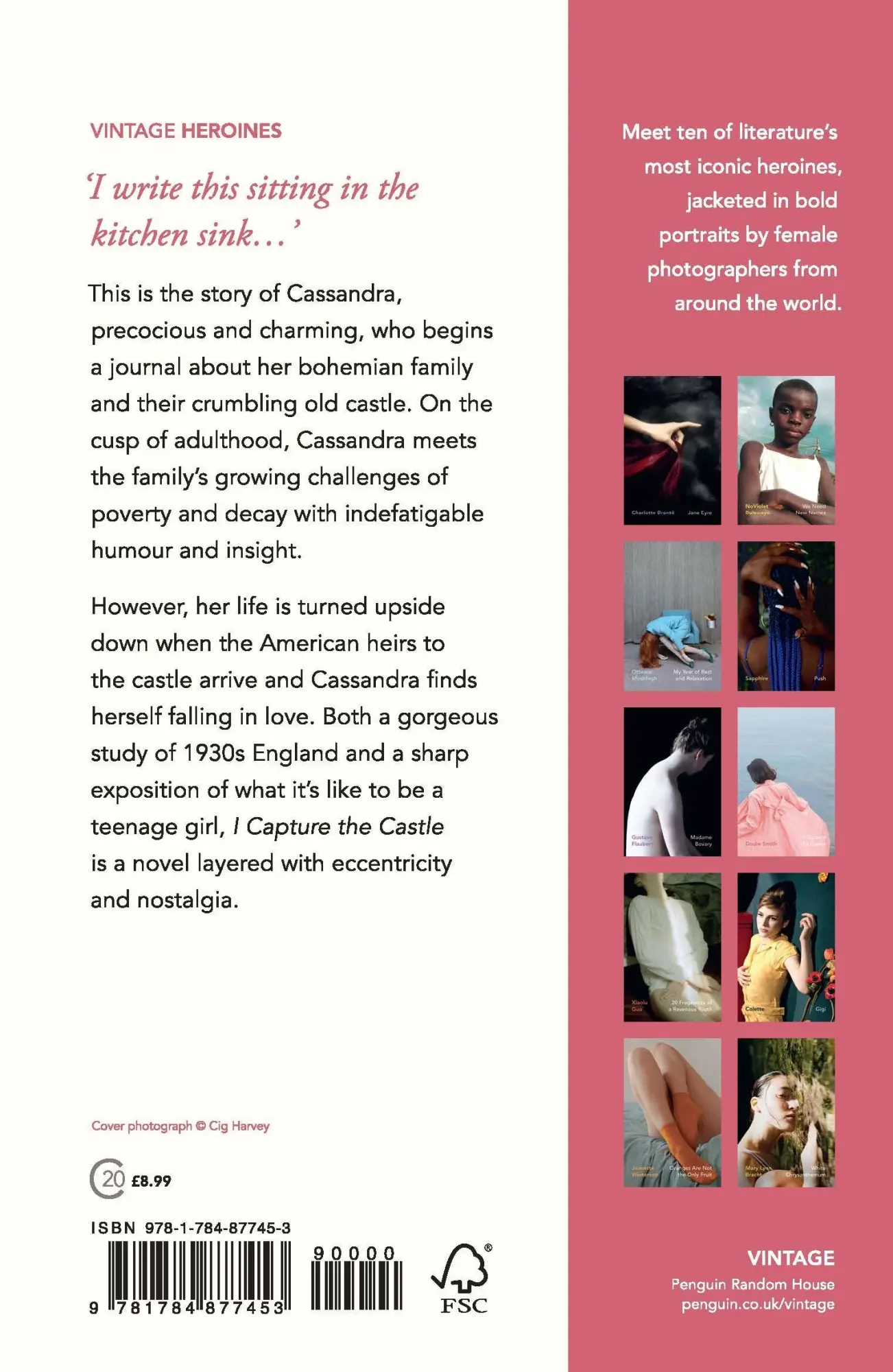 Rückseite: 9781784877453 | I Capture the Castle | Dodie Smith | Taschenbuch | Vintage Heroines