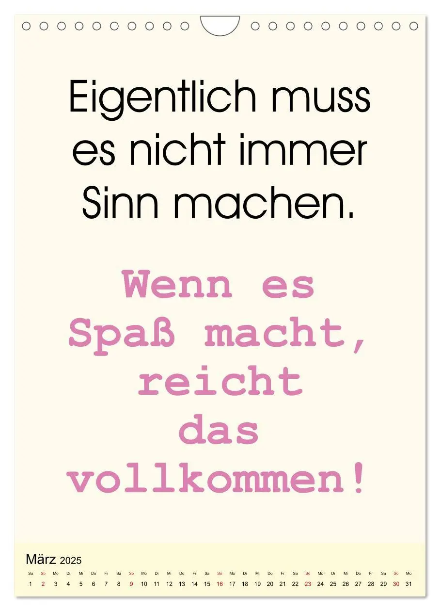 Bild: 9783435957453 | Sprüche-Kalender. Lustiges für die Familie! (Wandkalender 2025 DIN...