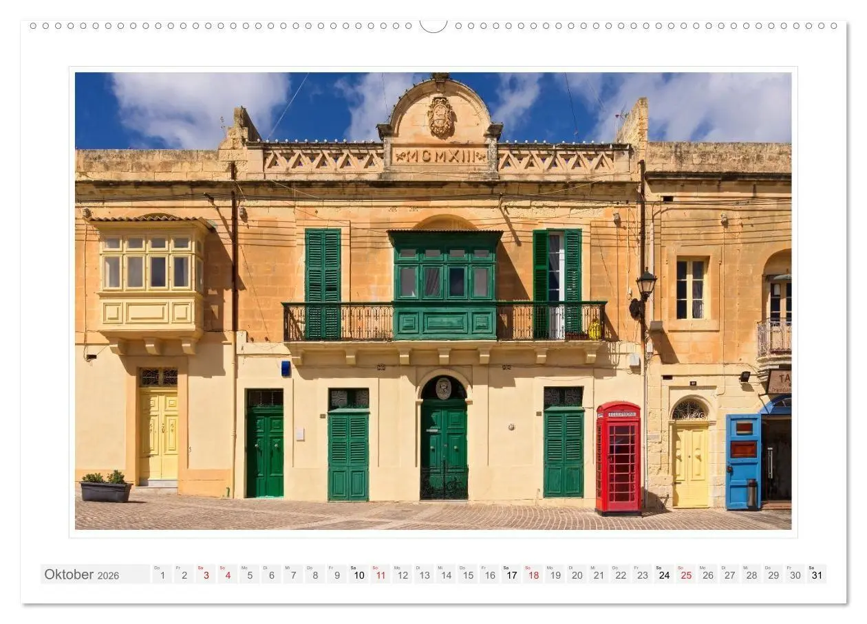 Bild: 9783516687453 | Malta. Impressionen einer Insel (Wandkalender 2026 DIN A2 quer),...