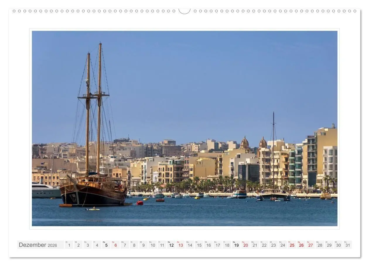 Bild: 9783516687453 | Malta. Impressionen einer Insel (Wandkalender 2026 DIN A2 quer),...