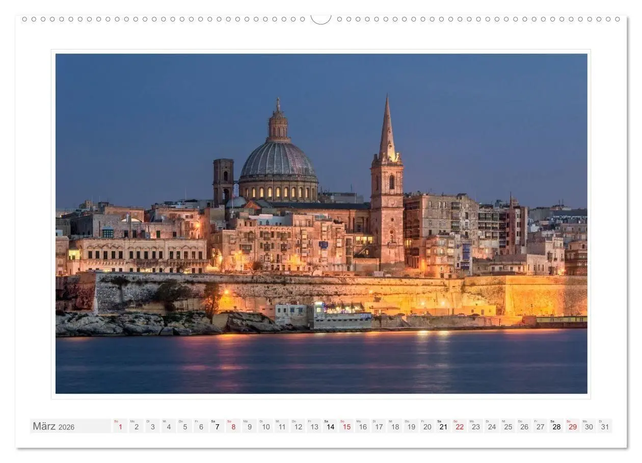 Bild: 9783516687453 | Malta. Impressionen einer Insel (Wandkalender 2026 DIN A2 quer),...