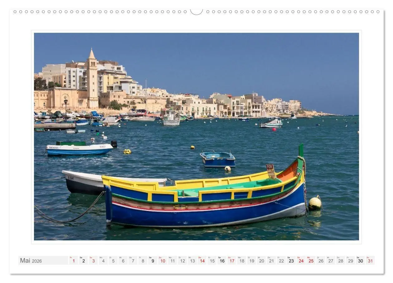 Bild: 9783516687453 | Malta. Impressionen einer Insel (Wandkalender 2026 DIN A2 quer),...