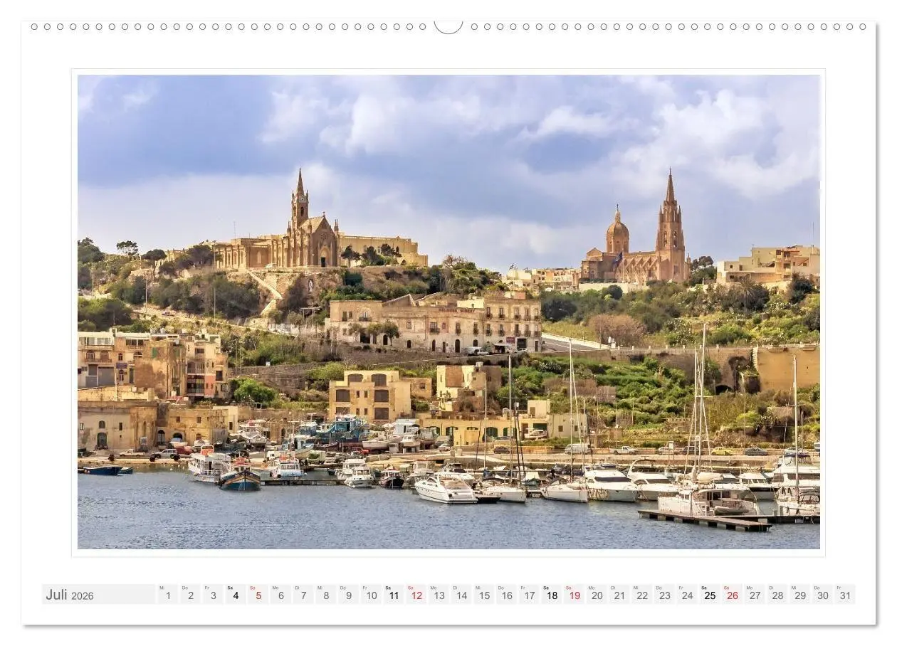 Bild: 9783516687453 | Malta. Impressionen einer Insel (Wandkalender 2026 DIN A2 quer),...