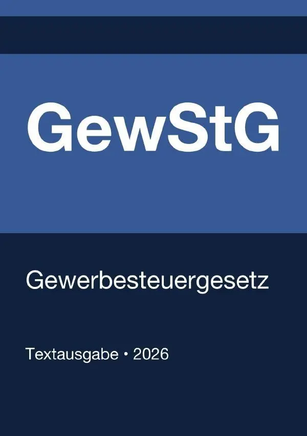 Cover: 9783565267453 | GewStG - Gewerbesteuergesetz (Deutschland) 2026 | Deutschland | Buch