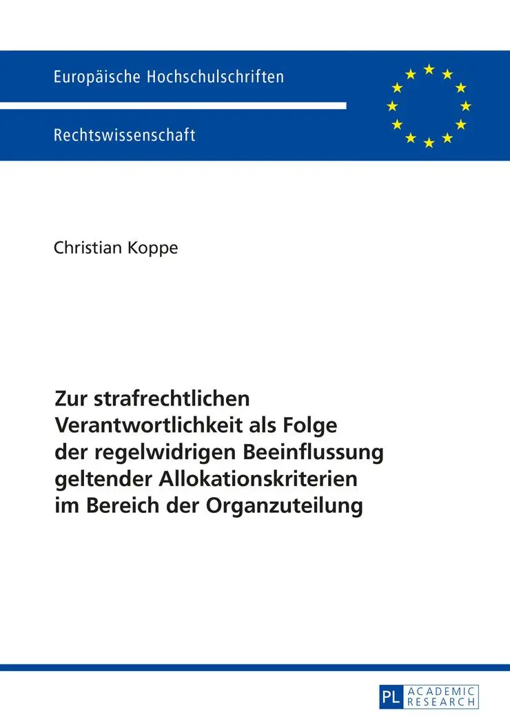Cover: 9783631667453 | Zur strafrechtlichen Verantwortlichkeit als Folge der regelwidrigen...