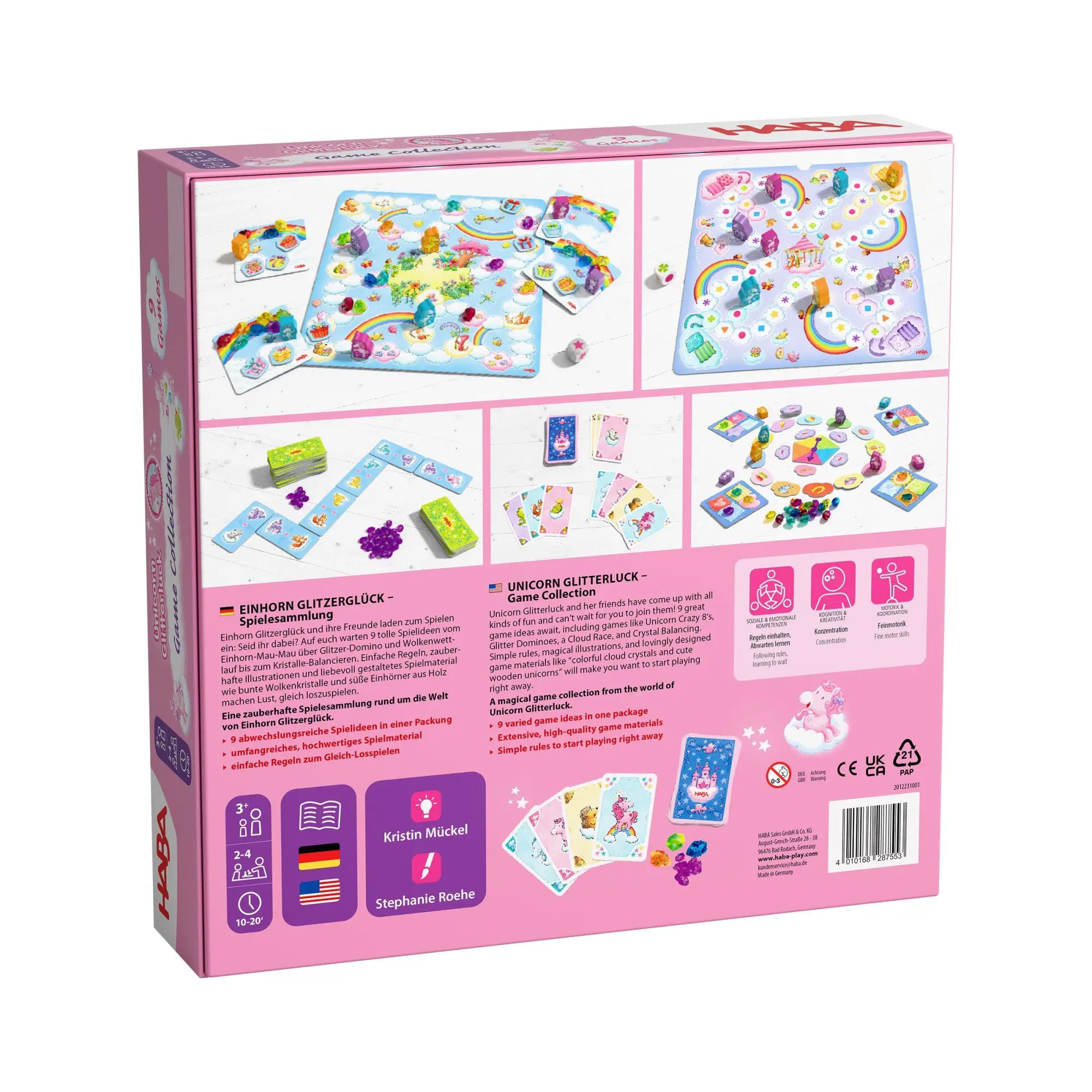 Bild: 4010168287553 | Einhorn Glitzerglück - Spielesammlung | Spiel | Deutsch | 2026