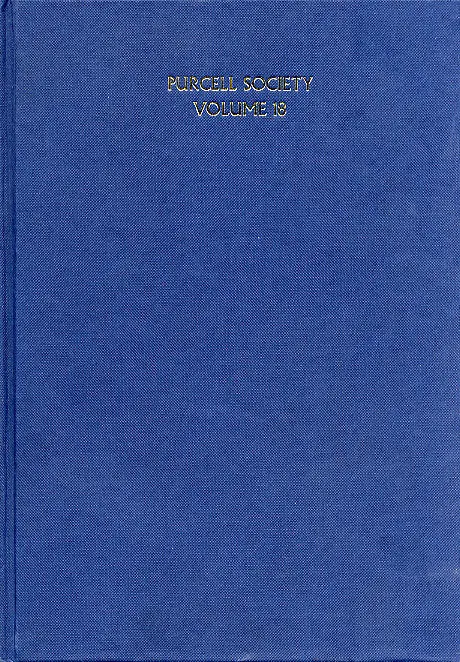 Cover: 9781844497553 | Purcell Society Volume 18 | Royal Welcome Songs Part 2 (Paperback)