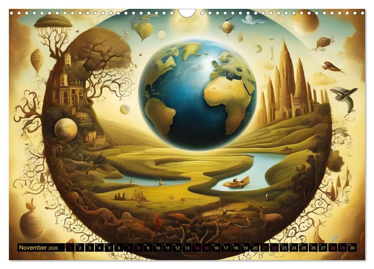 Bild: 9783457277553 | Erde, Sonne, Mond und Sterne Surrealistische Kunstwerke...