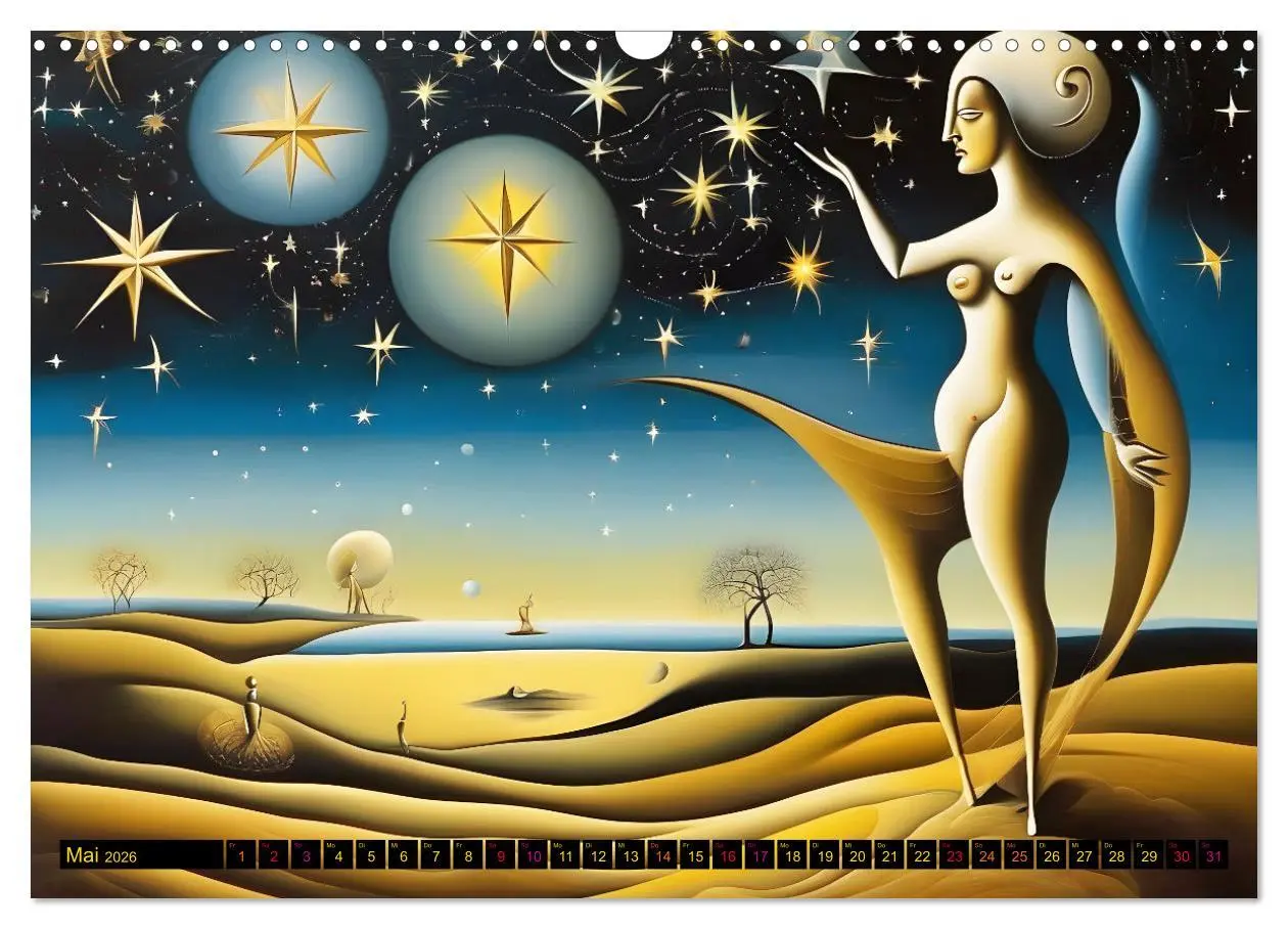 Bild: 9783457277553 | Erde, Sonne, Mond und Sterne Surrealistische Kunstwerke...