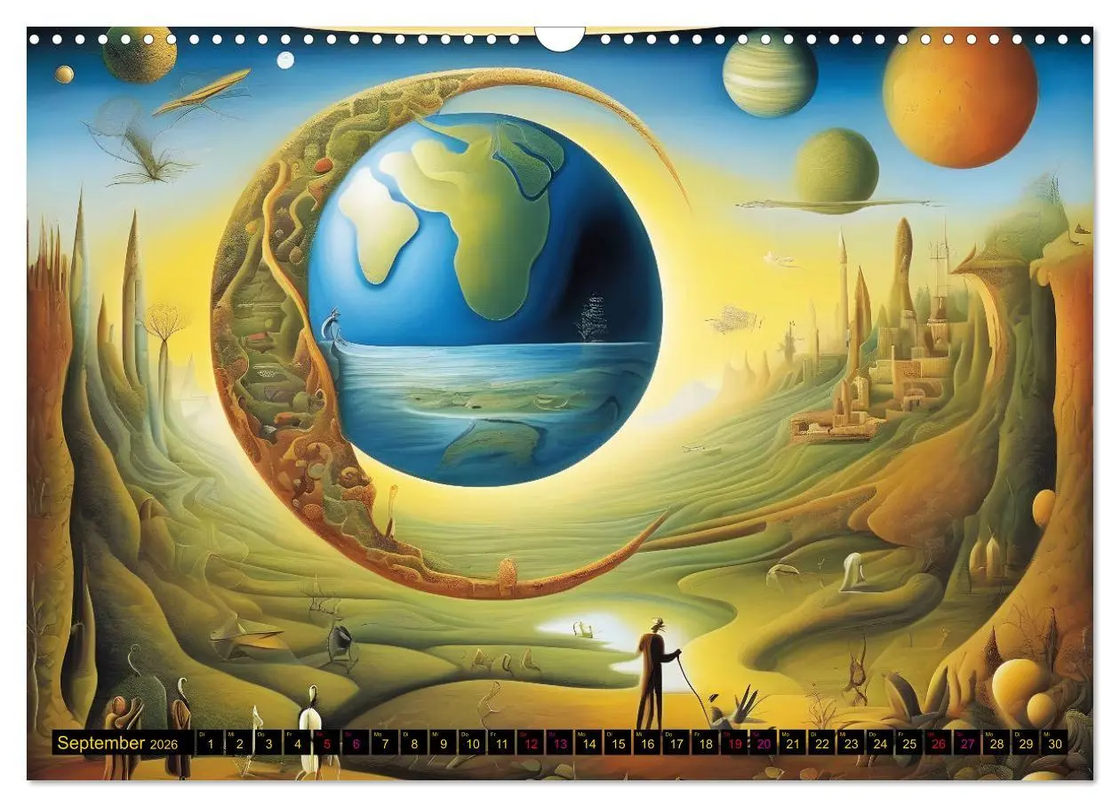 Bild: 9783457277553 | Erde, Sonne, Mond und Sterne Surrealistische Kunstwerke...