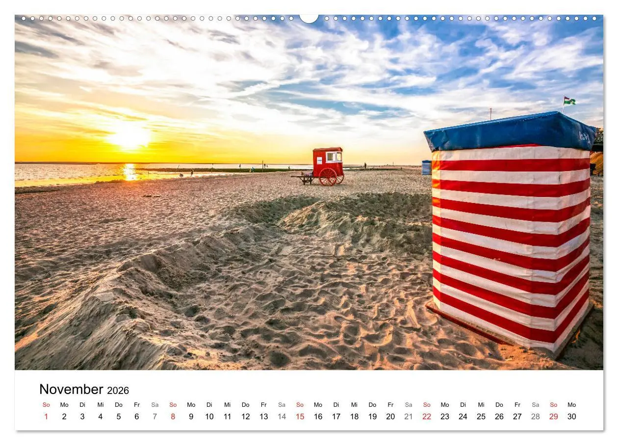 Bild: 9783457967553 | Borkum - Inselblicke (Wandkalender 2026 DIN A2 quer), CALVENDO...