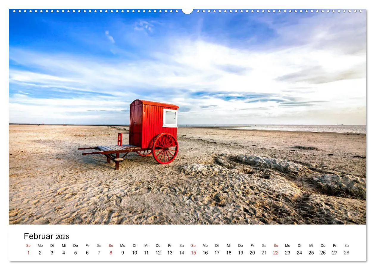 Bild: 9783457967553 | Borkum - Inselblicke (Wandkalender 2026 DIN A2 quer), CALVENDO...