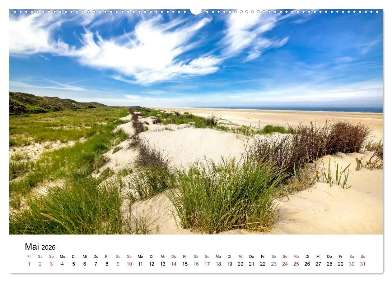 Bild: 9783457967553 | Borkum - Inselblicke (Wandkalender 2026 DIN A2 quer), CALVENDO...