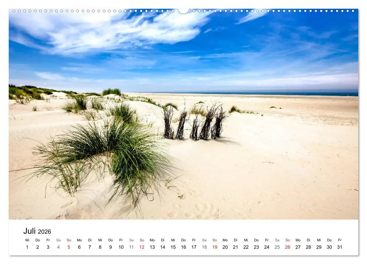 Bild: 9783457967553 | Borkum - Inselblicke (Wandkalender 2026 DIN A2 quer), CALVENDO...