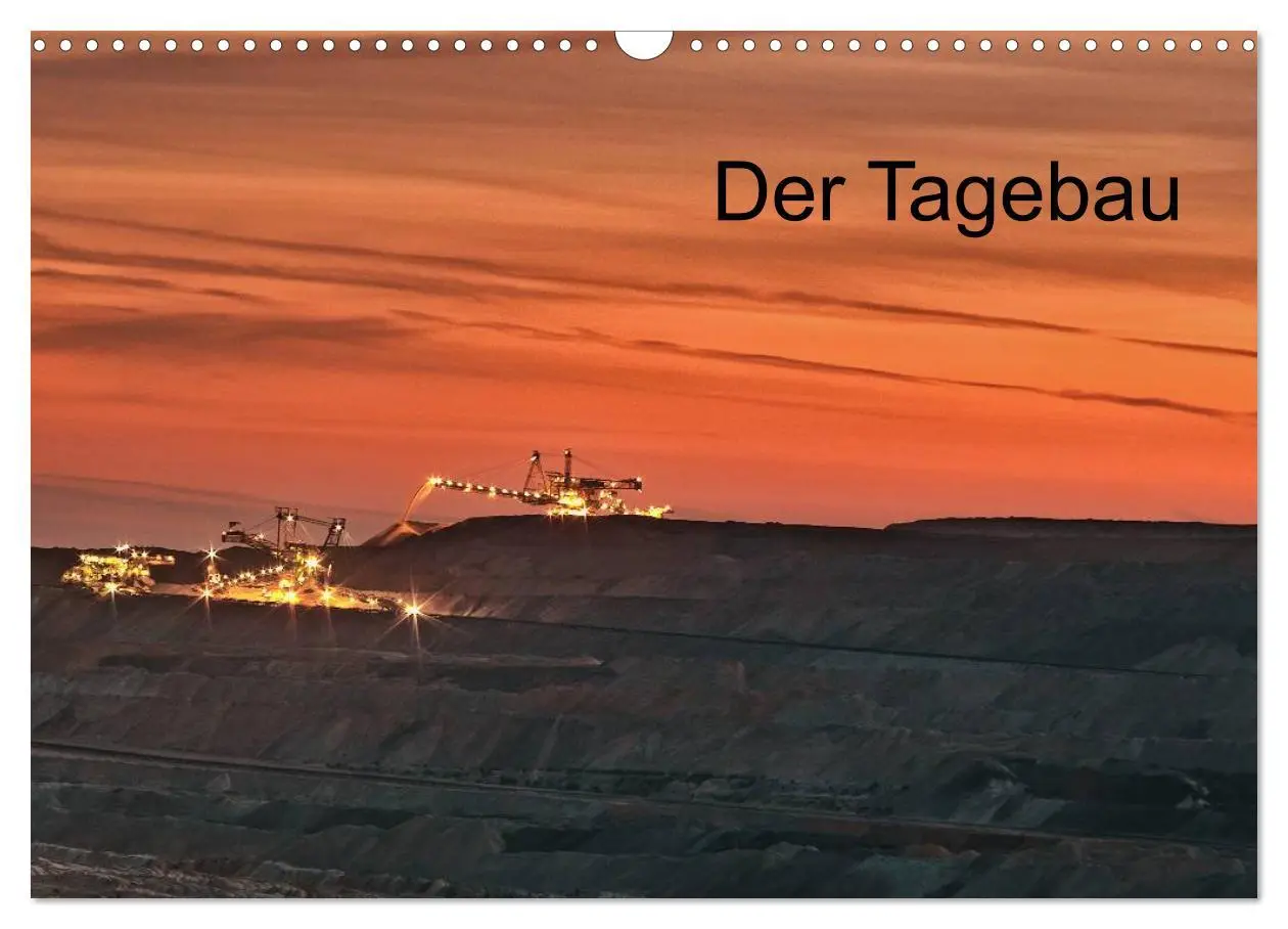 Cover: 9783516057553 | Der Tagebau (Wandkalender 2026 DIN A3 quer), CALVENDO Monatskalender