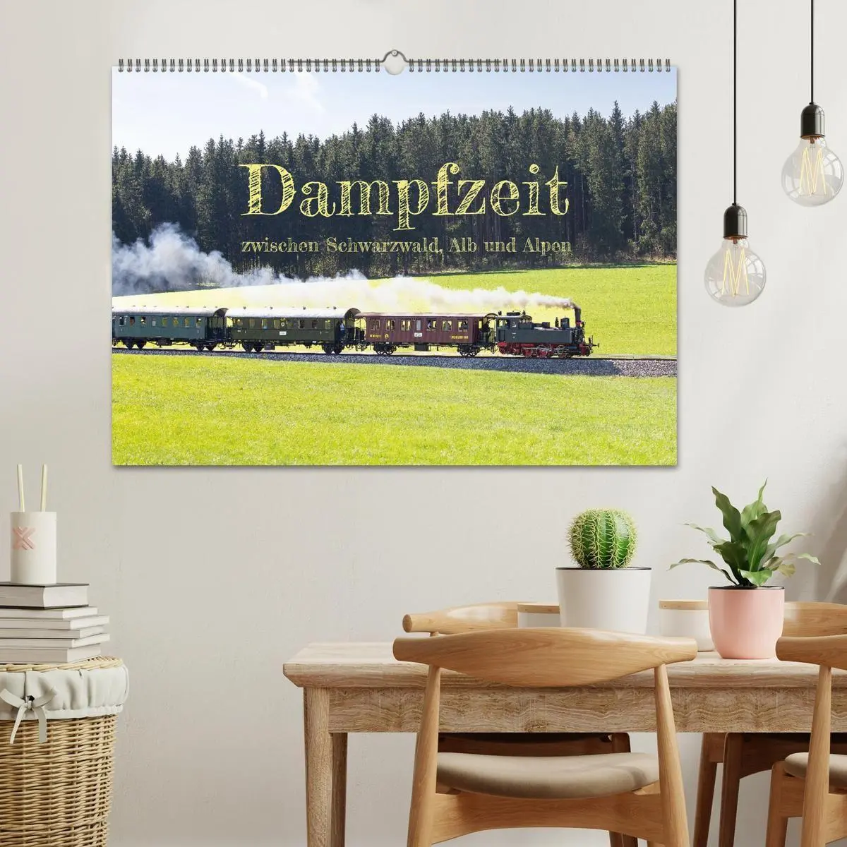 Bild: 9783594277553 | Dampfzeit zwischen Schwarzwald, Alb und Alpen (Wandkalender 2027...
