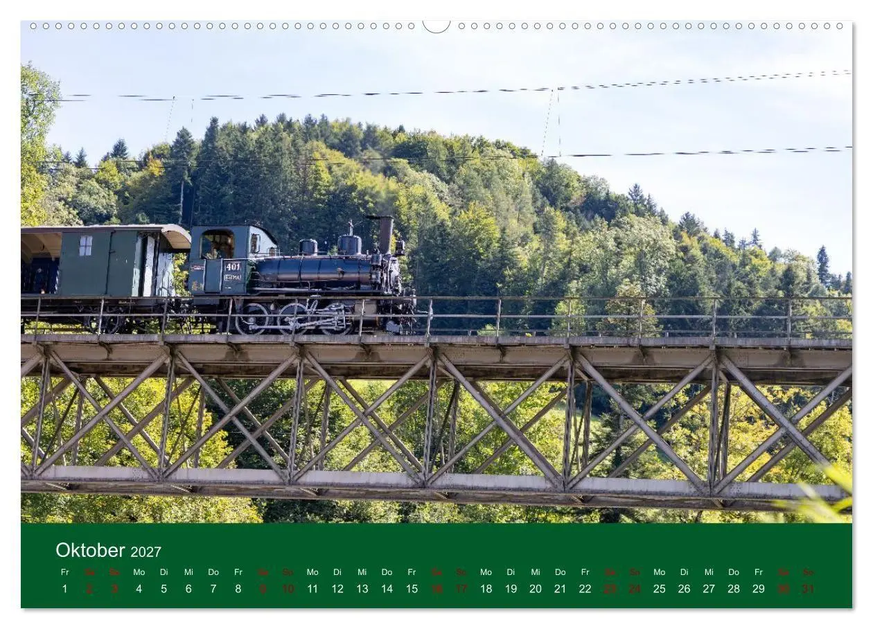 Bild: 9783594277553 | Dampfzeit zwischen Schwarzwald, Alb und Alpen (Wandkalender 2027...