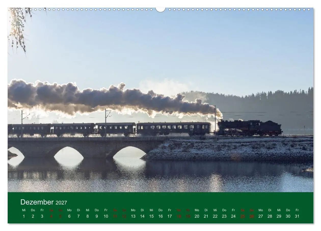 Bild: 9783594277553 | Dampfzeit zwischen Schwarzwald, Alb und Alpen (Wandkalender 2027...
