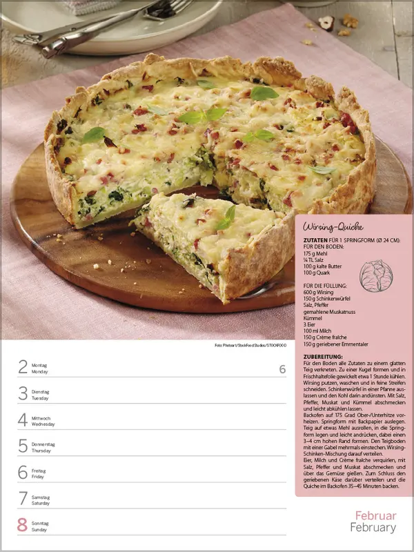 Bild: 9783731887553 | Saisonale und regionale Genussrezepte 2026 | Verlag Korsch | Kalender