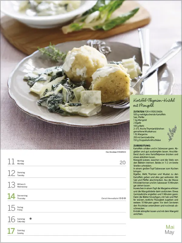 Bild: 9783731887553 | Saisonale und regionale Genussrezepte 2026 | Verlag Korsch | Kalender