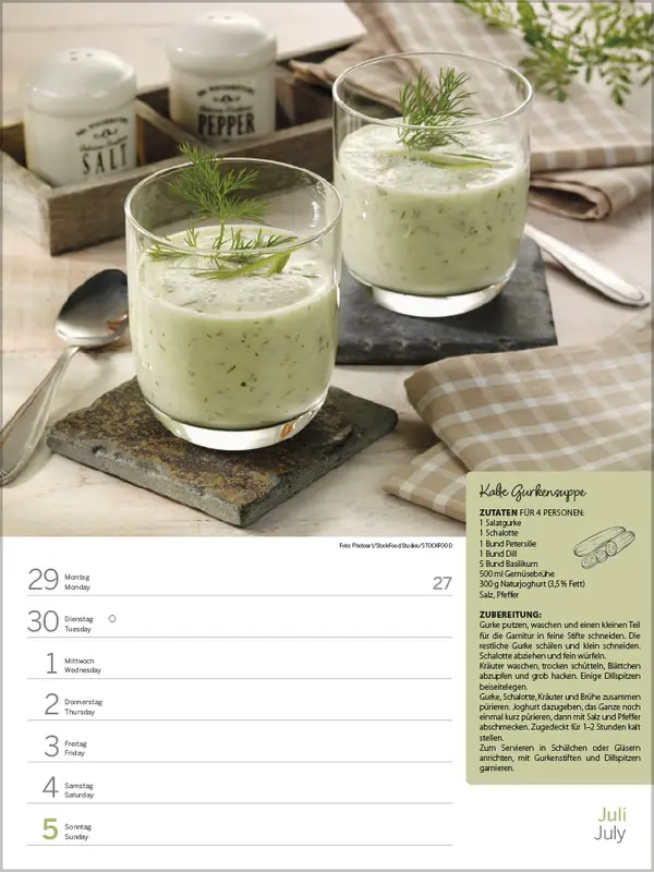 Bild: 9783731887553 | Saisonale und regionale Genussrezepte 2026 | Verlag Korsch | Kalender