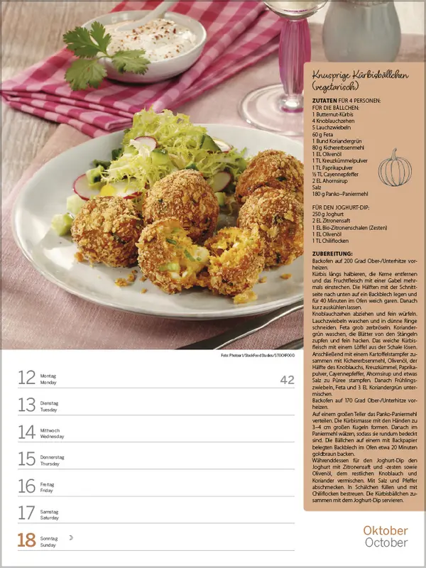 Bild: 9783731887553 | Saisonale und regionale Genussrezepte 2026 | Verlag Korsch | Kalender
