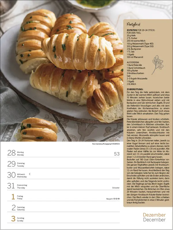 Bild: 9783731887553 | Saisonale und regionale Genussrezepte 2026 | Verlag Korsch | Kalender