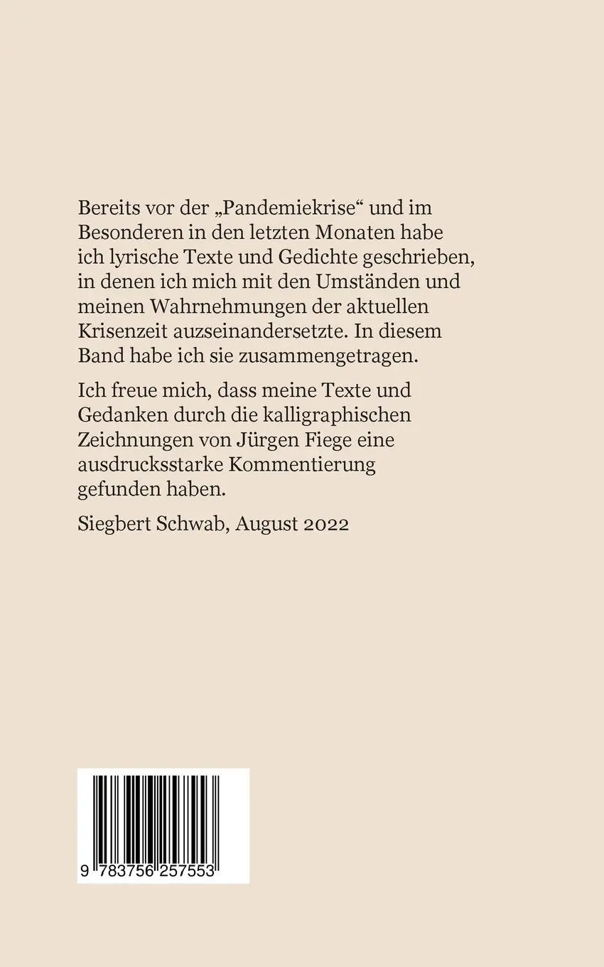 Rückseite: 9783756257553 | Gedanken zum Krieg und anderen Übeln | Siegbert Schwab | Taschenbuch
