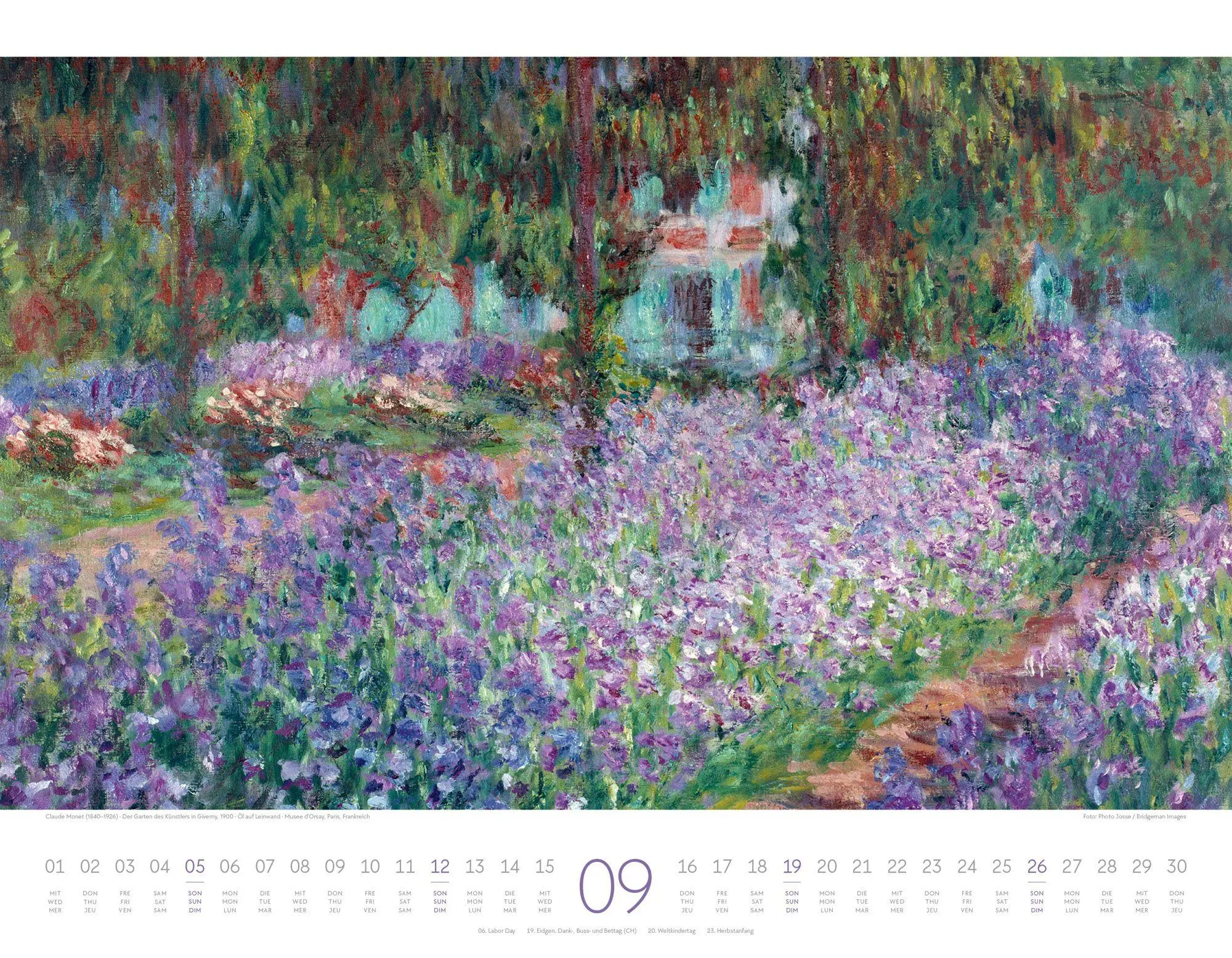 Bild: 9783838427553 | Kunstwerk Garten Kalender 2027 | Ackermann Kunstverlag GmbH | Kalender