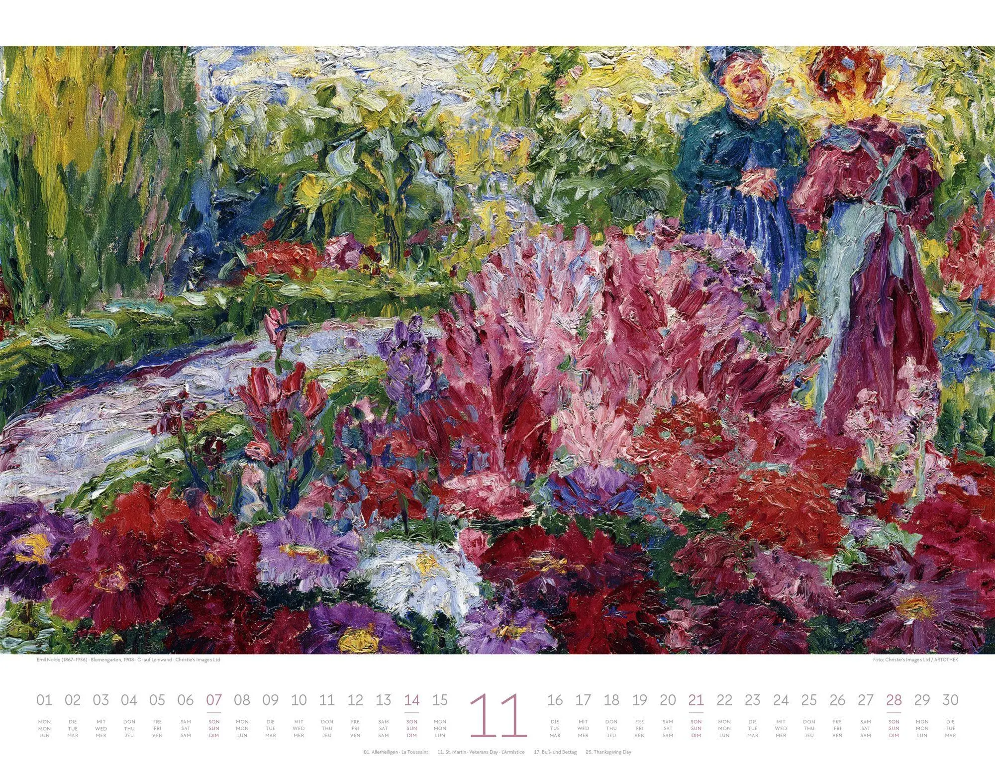 Bild: 9783838427553 | Kunstwerk Garten Kalender 2027 | Ackermann Kunstverlag GmbH | Kalender