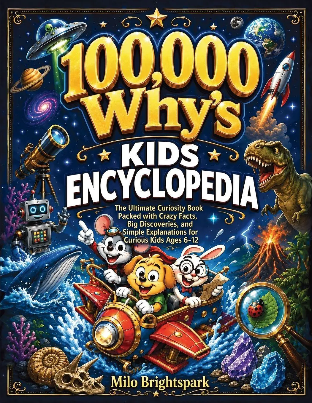 Cover: 9781805567653 | 100,000 Why's Kids Encyclopedia | Milo Brightspark (u. a.) | Buch