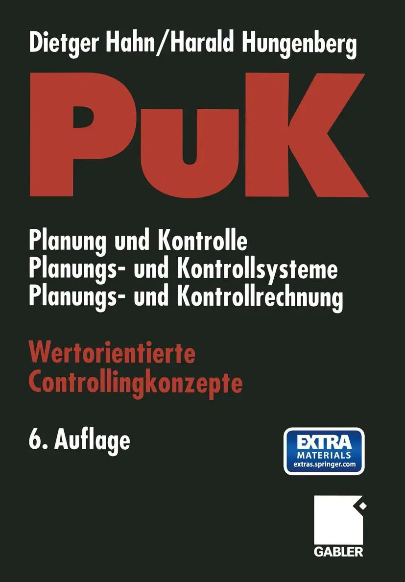 Cover: 9783322907653 | PuK - Wertorientierte Controllingkonzepte | Harald Hungenberg (u. a.)