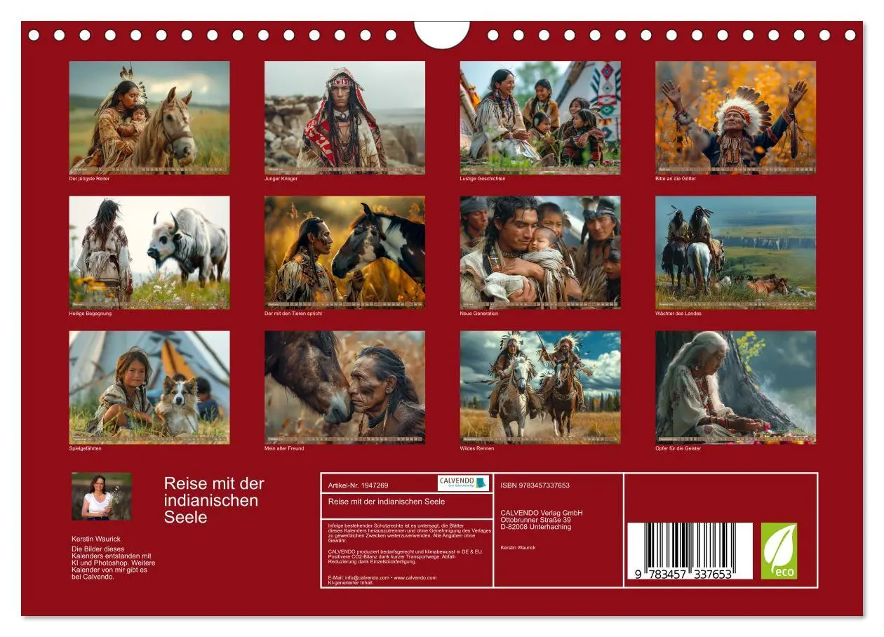 Bild: 9783457337653 | Reise mit der indianischen Seele (Wandkalender 2026 DIN A4 quer),...