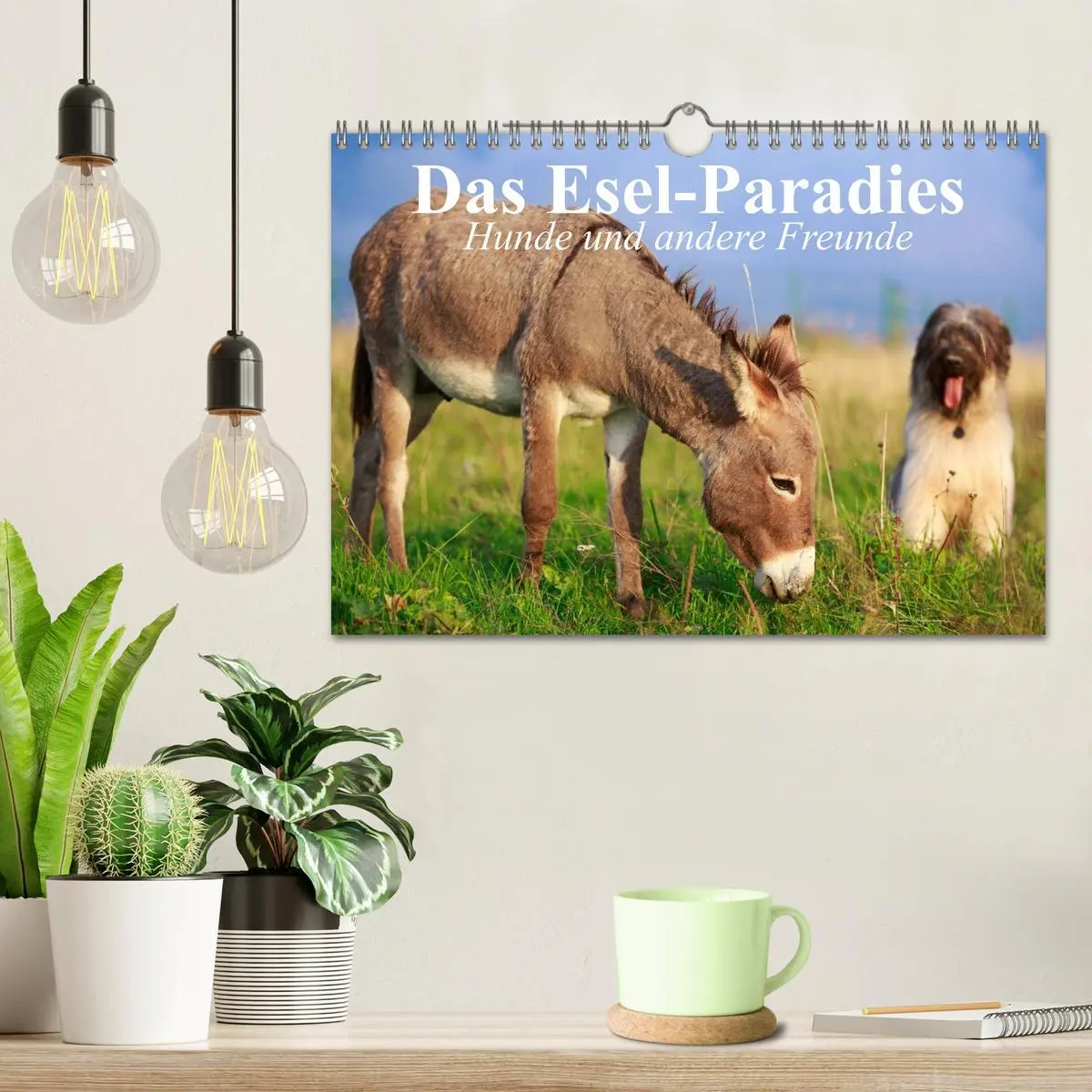 Bild: 9783516117653 | Das Esel-Paradies - Hunde und andere Feunde (Wandkalender 2026 DIN...