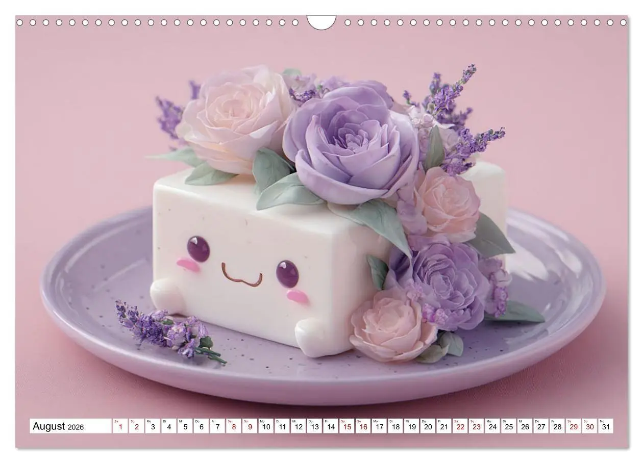 Bild: 9783516737653 | Kawaii-Glücksmomente (Wandkalender 2026 DIN A3 quer), CALVENDO...