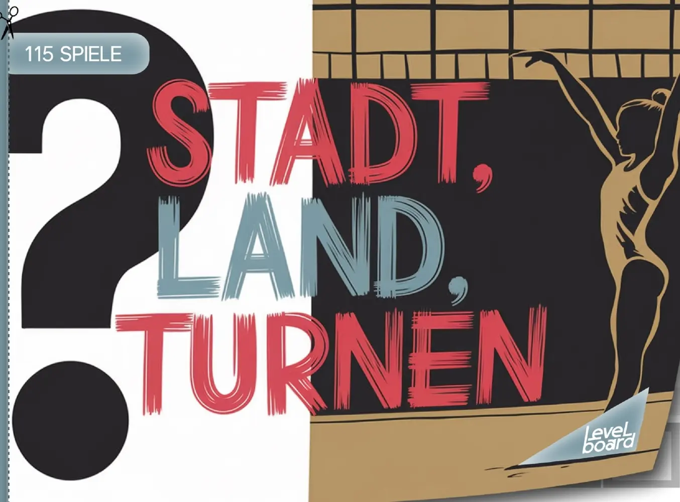 Cover: 9783693197653 | Stadt, Land, Turnen - 115 Spielblöcke | levelBoard Spiele | Buch