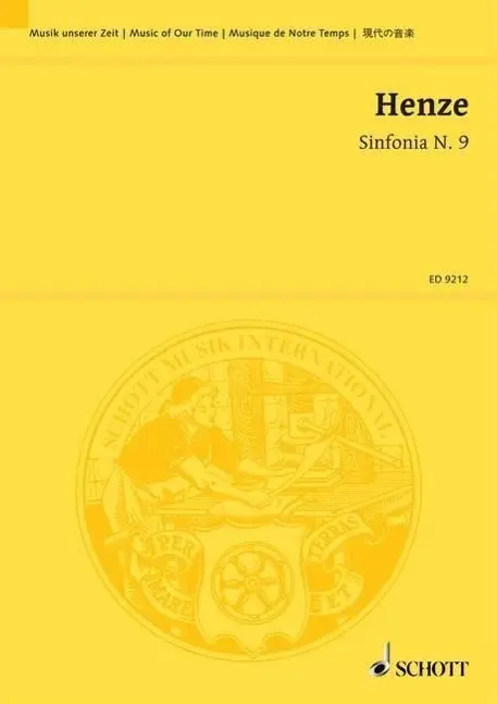 Cover: 9790001127653 | Sinfonia N.9 | Hans Werner Henze | Buch | 208 S. | Deutsch | 2002