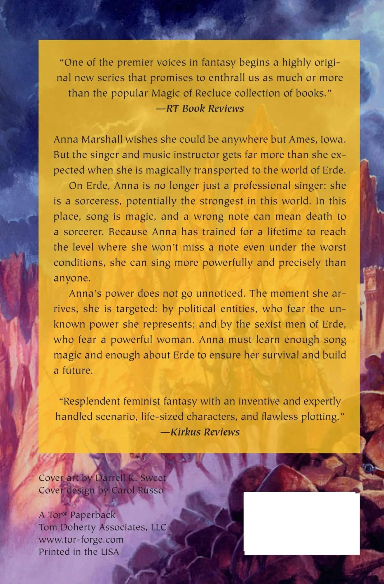 Rückseite: 9780765377753 | Soprano Sorceress | L. E. Jr. Modesitt | Taschenbuch | Englisch | 2014