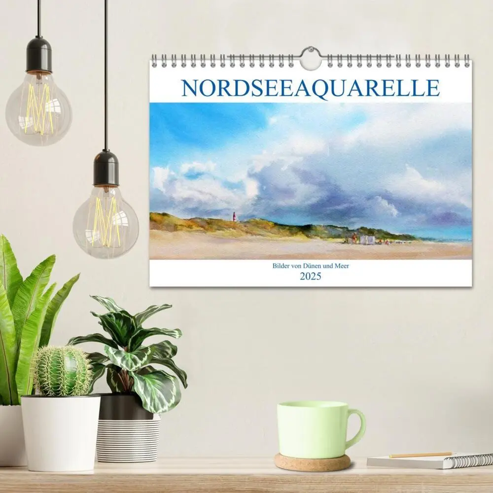 Bild: 9783435167753 | Nordseeaquarelle (Wandkalender 2025 DIN A4 quer), CALVENDO...