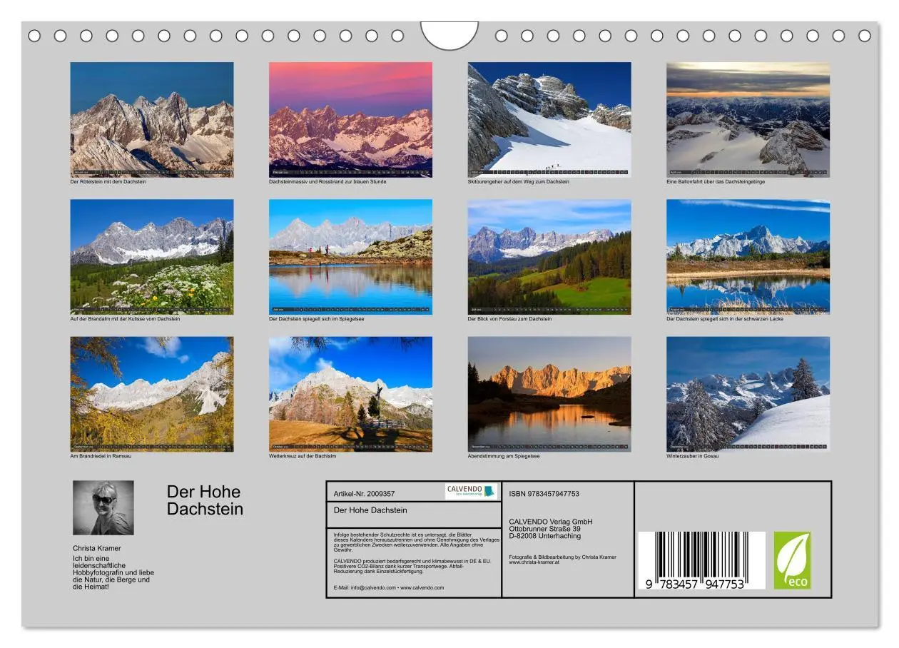 Bild: 9783457947753 | Der Hohe Dachstein (Wandkalender 2026 DIN A4 quer), CALVENDO...