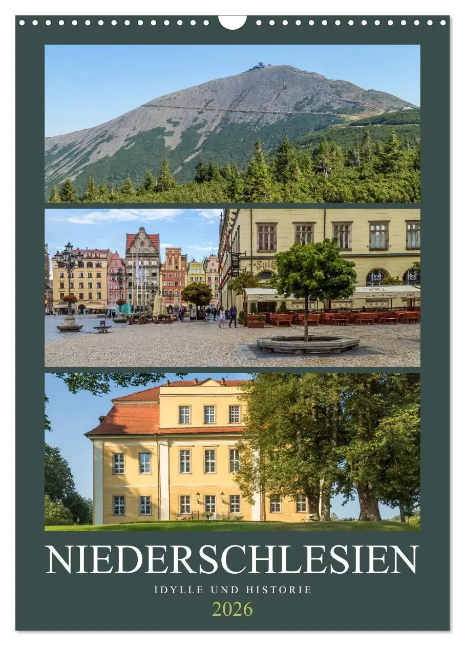 Cover: 9783516417753 | NIEDERSCHLESIEN Idylle und Historie (Wandkalender 2026 DIN A3...