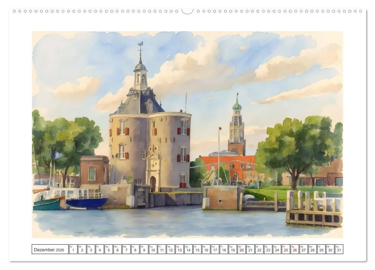 Bild: 9783516657753 | Zauberhafte Motive rund um's Ijsselmeer (Wandkalender 2026 DIN A2...
