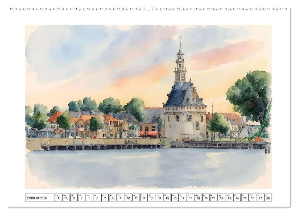 Bild: 9783516657753 | Zauberhafte Motive rund um's Ijsselmeer (Wandkalender 2026 DIN A2...