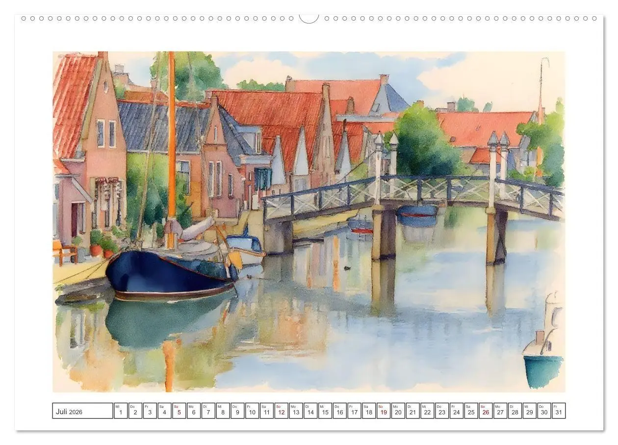 Bild: 9783516657753 | Zauberhafte Motive rund um's Ijsselmeer (Wandkalender 2026 DIN A2...