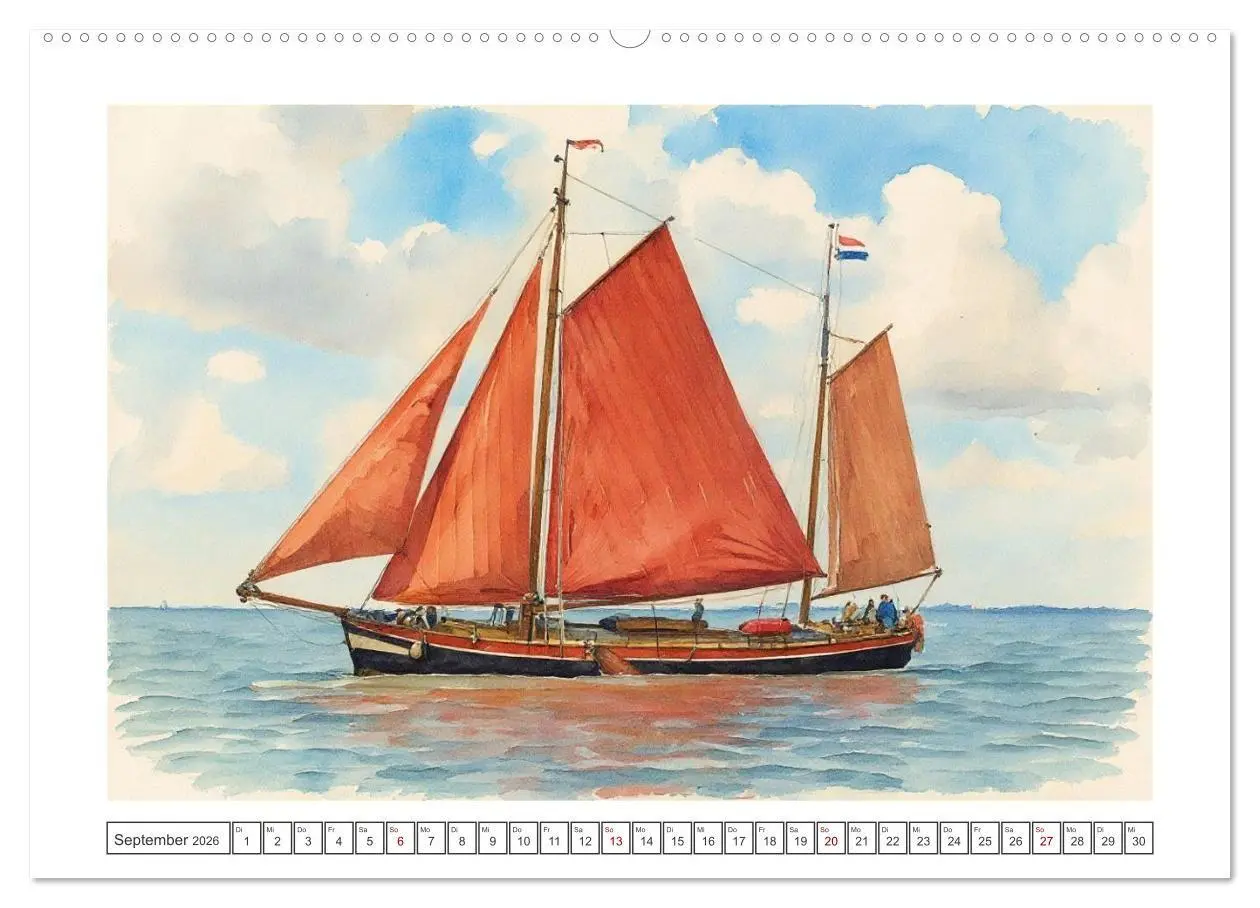 Bild: 9783516657753 | Zauberhafte Motive rund um's Ijsselmeer (Wandkalender 2026 DIN A2...