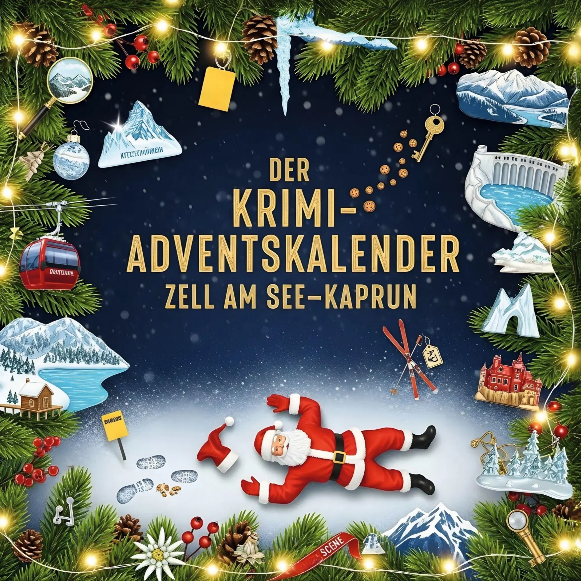 Cover: 9783695307753 | Der Krimi-Adventskalender Zell am See-Kaprun | Sofia Vogel | Buch
