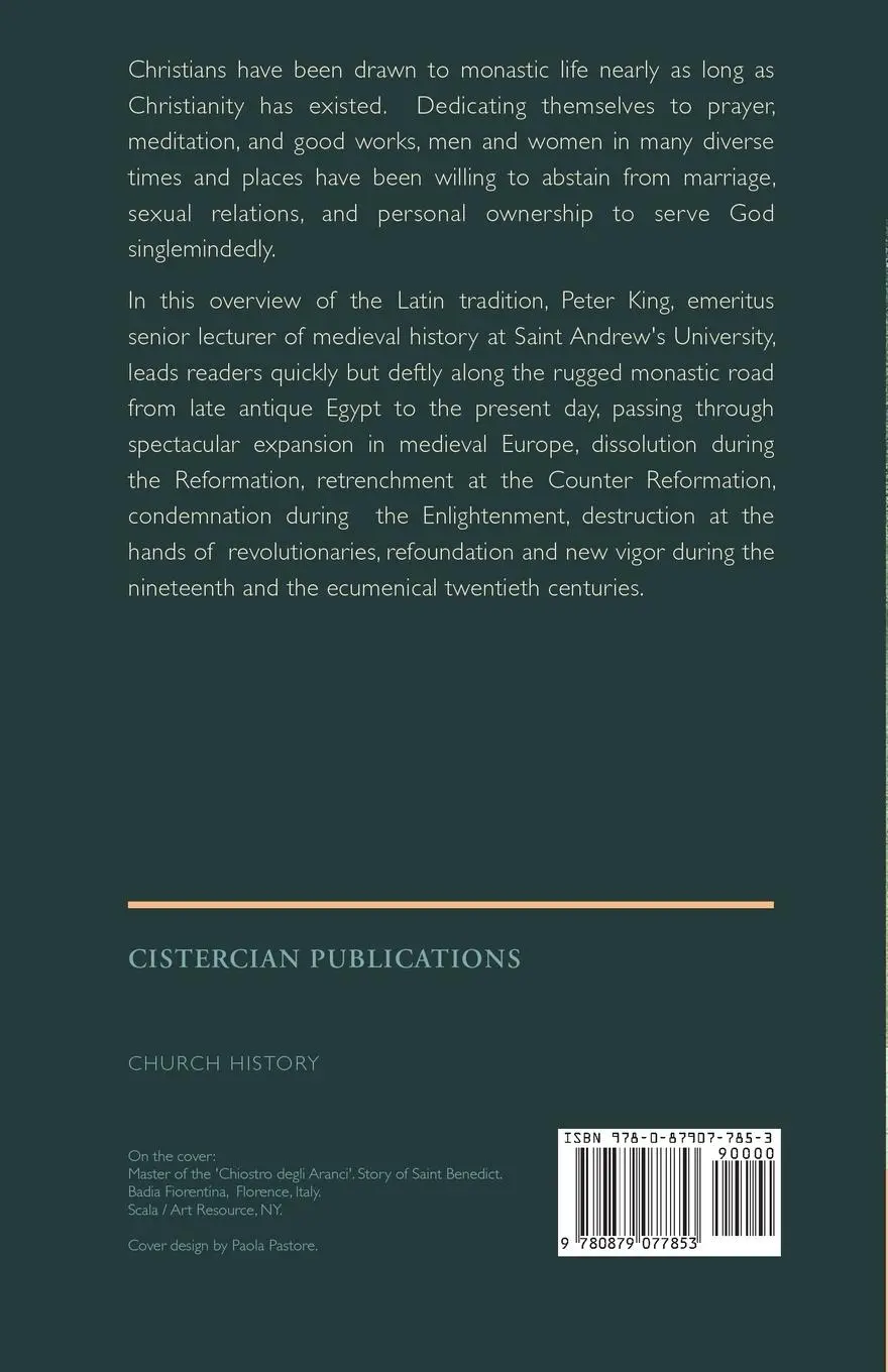Rückseite: 9780879077853 | Western Monasticism | Peter King | Taschenbuch | Englisch | 1999