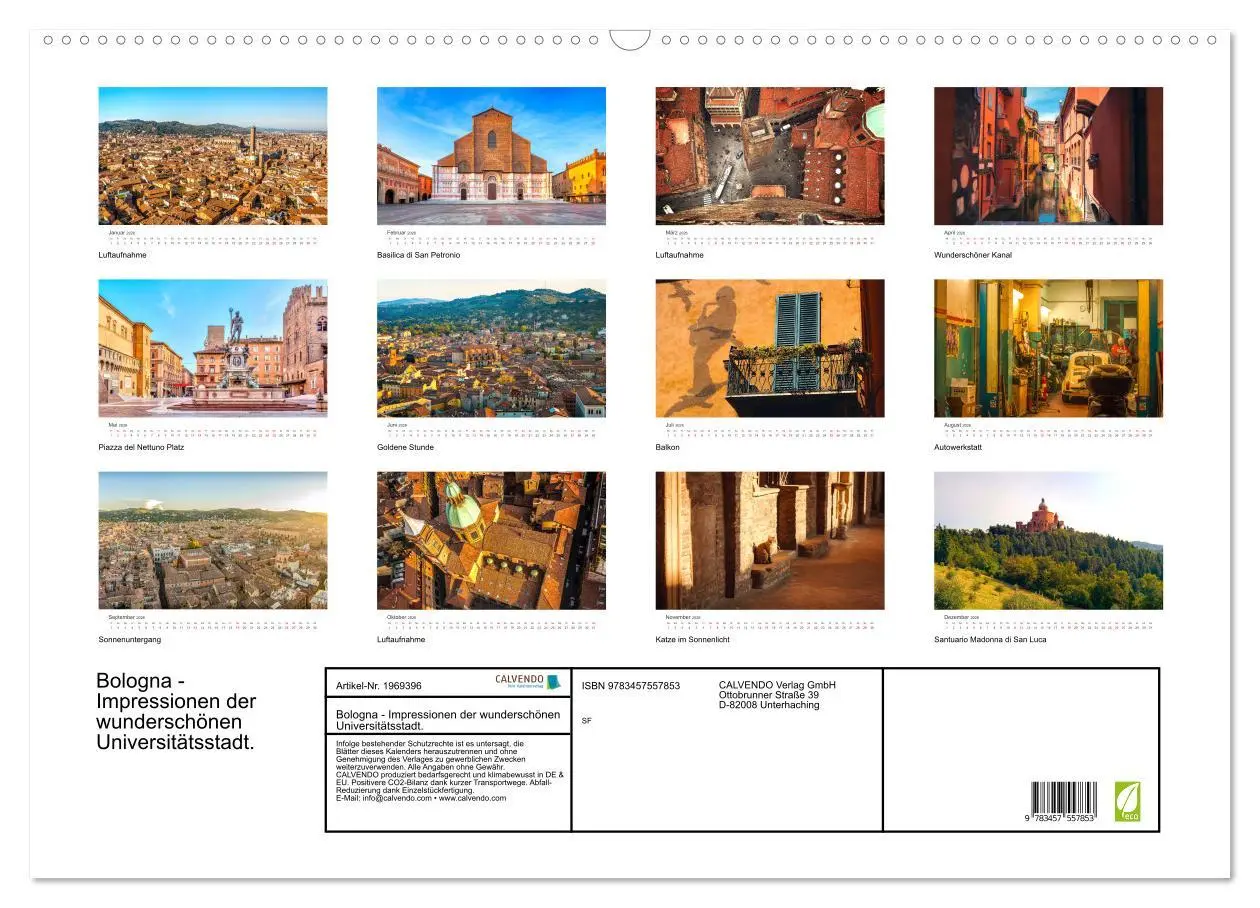 Bild: 9783457557853 | Bologna - Impressionen der wunderschönen Universitätsstadt....