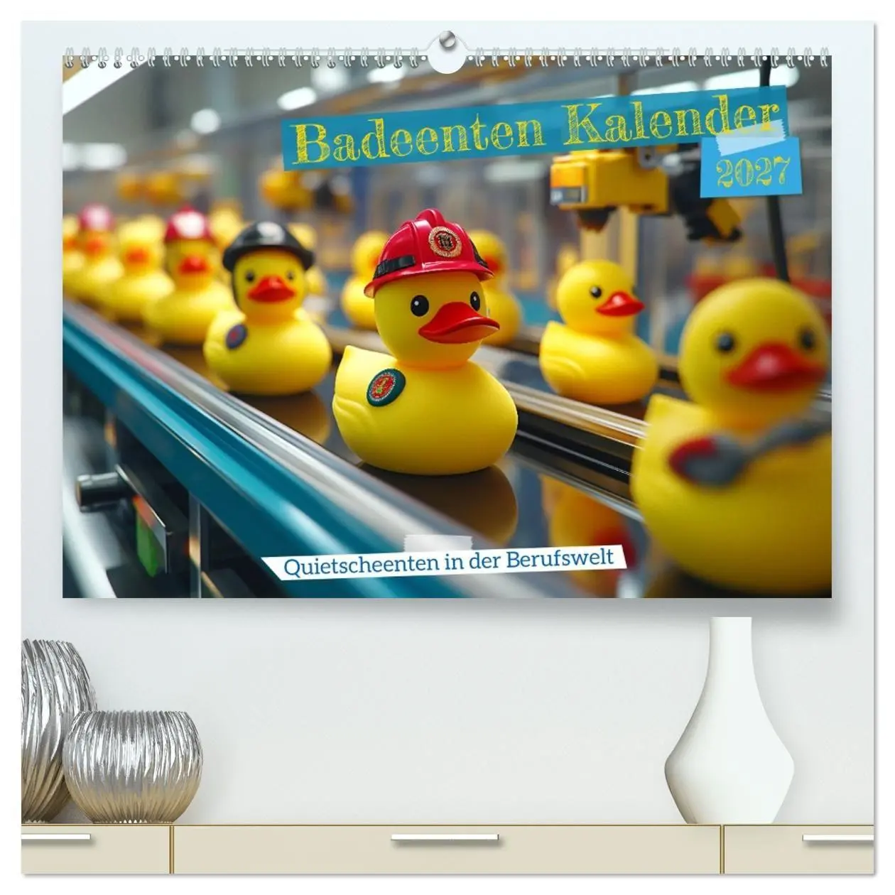 Cover: 9783569047853 | Badeenten Kalender - Quietscheenten in der Berufswelt (hochwertiger...